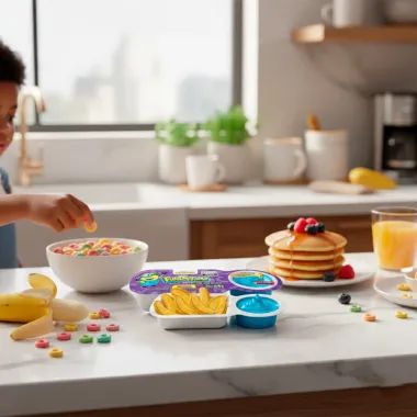 Bala de Goma Fundipperz Minions Sabor Banana + Gel Azedo Framboesa 54g