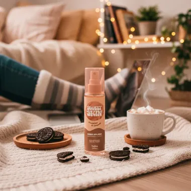 Body Splash Dailus Sweet Skin Cookies e Cream 200ml