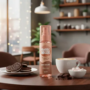 Body Splash Dailus Sweet Skin Cookies e Cream 200ml