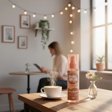 Body Splash em Calda Dailus Sweet Skin Ice Cream Cookies e Cream 200ml