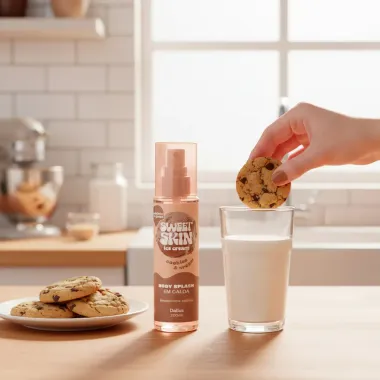 Body Splash em Calda Dailus Sweet Skin Ice Cream Cookies e Cream 200ml