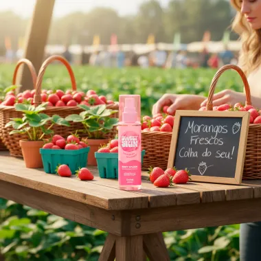 Body Splash Dailus Sweet Skin Sovete de Morango 200ml