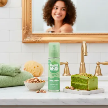 Body Splash em Calda Dailus Sweet Skin Ice Cream Mousse de Pistache 200ml