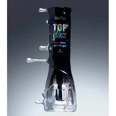 Top Coat Efeito Gel Dailus Top Glass Vegano 8ml