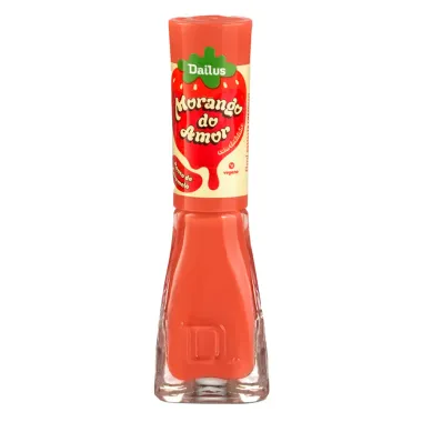 Esmalte Dailus Morango do Amor Vegano Cor Ponto de Caramelo 8ml