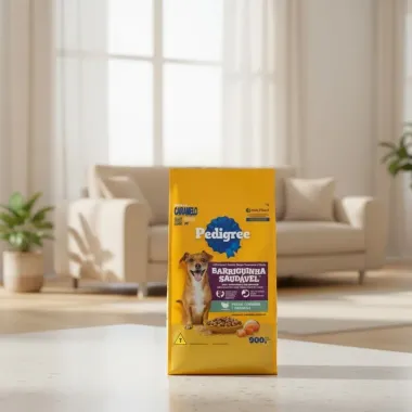 Ra&ccedil;&atilde;o para C&atilde;o Pedigree Barriguinha Saud&aacute;vel  Sabor Peru Cenoura e Espinafre 900g