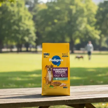 Ra&ccedil;&atilde;o para C&atilde;o Pedigree Barriguinha Saud&aacute;vel  Sabor Peru Cenoura e Espinafre 900g