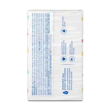 Algodao Quadrado Johnsons Baby Sem Fragrância com 50 Unidades