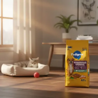 Ra&ccedil;&atilde;o para C&atilde;o Pedigree Barriguinha Saud&aacute;vel Sabor Peru Cenoura e Espinafre  2,7Kg