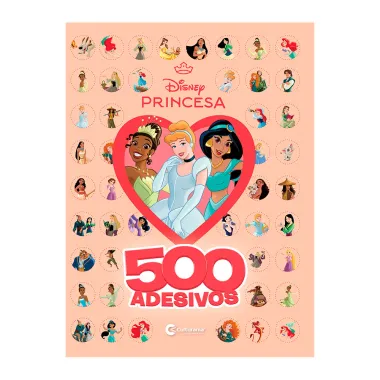Livro Culturama Disney Princesa com 500 Adesivos