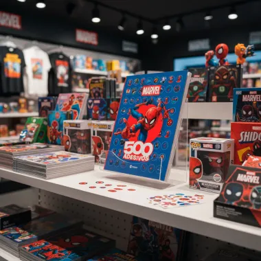 Livro Culturama Marvel Homem Aranha com 500 Adesivos