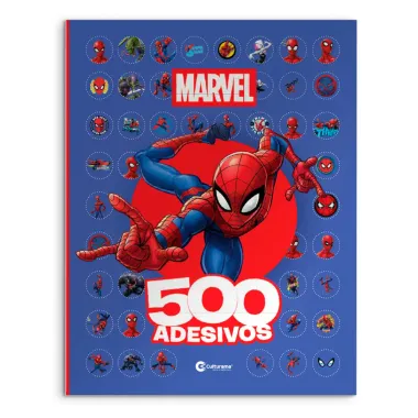 Livro Culturama Marvel Homem Aranha com 500 Adesivos