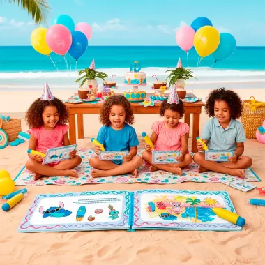 Livro Aqua Book Culturama Disney Stitch Colore com &Aacute;gua 1 Unidade