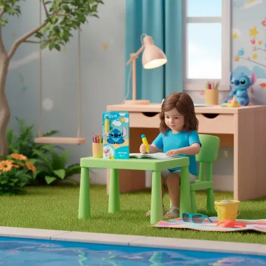 Livro Aqua Book Culturama Disney Stitch Colore com &Aacute;gua 1 Unidade