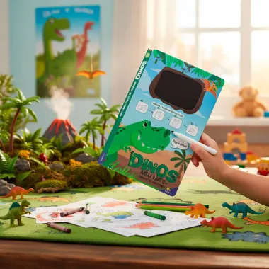 Livro Meu Livro Dinos Tablet de Desenhos Aprenda a Desenhar Passo a Passo Todo Livro