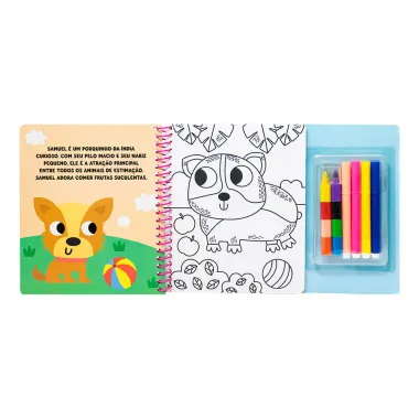 Livro Colorindo Aventuras Todolivro Amigos Peludos Todolivro 1 Unidade