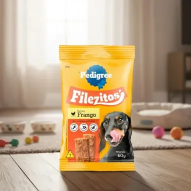 Filezitos para C&atilde;es Pedigree Sabor Frango 60g