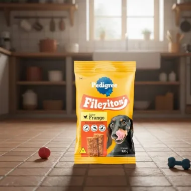 Filezitos para C&atilde;es Pedigree Sabor Frango 60g