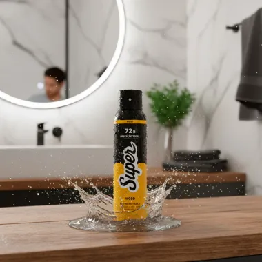 Desodorante Super Wood Aerosol Antitranspirante 72h Proteção Total 150ml
