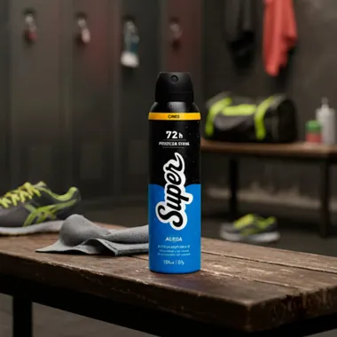 Desodorante Super Acqua 72h Prote&ccedil;&atilde;o Total Aerosol Antitranspirante 150ml