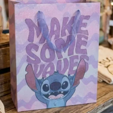 Sacola para Presente Mio Stitch Grande
