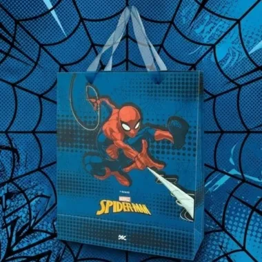Sacola para Presente Mio Homem Aranha Média