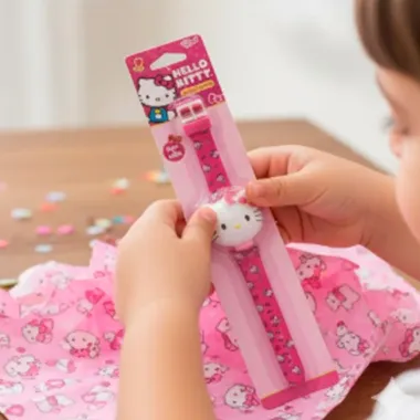 Rel&oacute;gio Digital Toyng Hello Kitty 3D