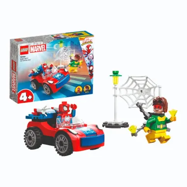 Lego Marvel O Carro do Home Aranha e Doc Ock 4+Anos 48 Peças
