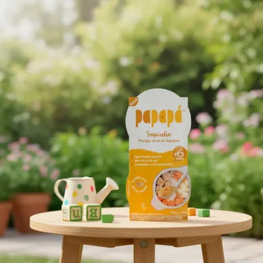 Sopinha Papapá de Frango Arroz e Legumes +6 Meses 240g