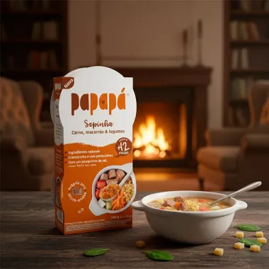 Sopinha Papapá de Carne,Macarrão e Legumes +6 Meses 240g