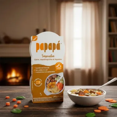 Sopinha Papapà de Carne Mandioquinha e Legumes +6 Meses 240g