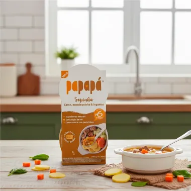 Sopinha Papapà de Carne Mandioquinha e Legumes +6 Meses 240g