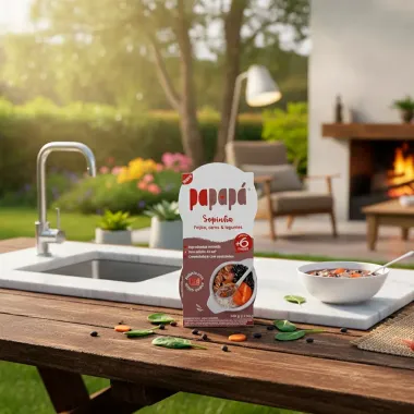 Sopinha Papapá de Feijão,Carne e Legumes  +6 Meses 240g