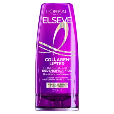 Condicionador Redensifica Fios L'Or&eacute;al Paris Elseve Collagen Lifter 200ml
