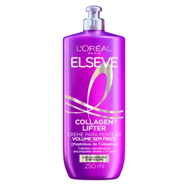 Creme de Pentear L'Or&eacute;al Paris Elseve Collagen Lifter Volume Sem Frizz 250ml