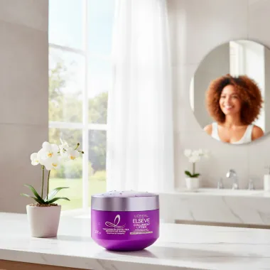 Creme de Tratamento L'Or&eacute;al Paris Elseve Collagen Lifter Efeito Teia Resgate de Massa 300g