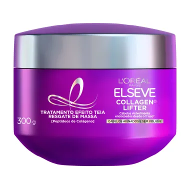 Creme de Tratamento L'Or&eacute;al Paris Elseve Collagen Lifter Efeito Teia Resgate de Massa 300g