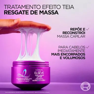 Creme de Tratamento L'Or&eacute;al Paris Elseve Collagen Lifter Efeito Teia Resgate de Massa 300g