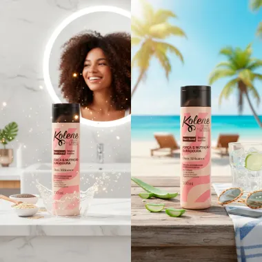 Shampoo Nutritivo Kolene Nutri Bond For&ccedil;a e Nutri&ccedil;&atilde;o Duradoura &Oacute;leos Africanos by Camilla de Lucas 300ml