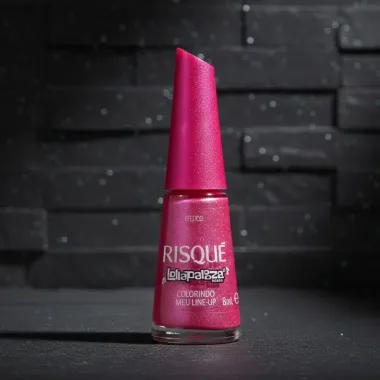 Esmalte Risque Lollapalooza Brasil Efeito Colorindo Meu Line-Up 8ml