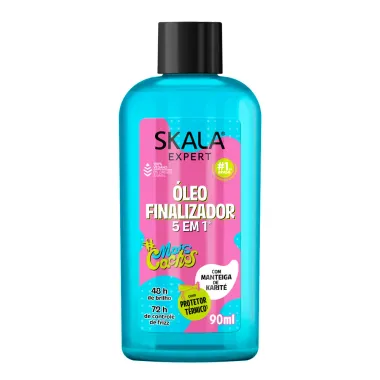 Óleo Finalizador 5 em 1 Skala Expert Mais Cachos com Protetor Térmico 90ml