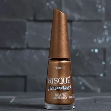 Esmalte Met&aacute;lico Risque Lollapalooza Bora Pro Morrinho 8ml