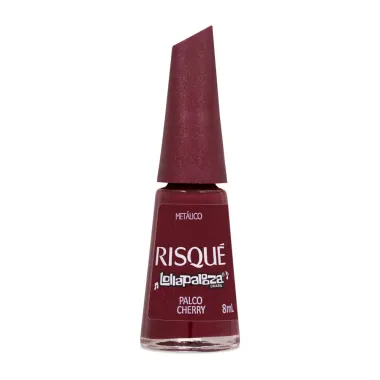 Esmalte Metalico Risque Lollapalooza Palco Cherry 8ml