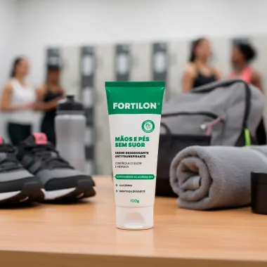 Creme Desodorante Antitranspirante Fortilon Mãos e Pés Sem Suor 100g