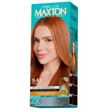 Tintura Permanente Maxton Trendy Cor Ferrugem 9.43