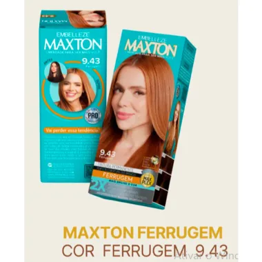 Tintura Permanente Maxton Trendy Cor Ferrugem 9.43