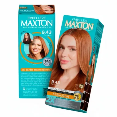 Tintura Permanente Maxton Trendy Cor Ferrugem 9.43