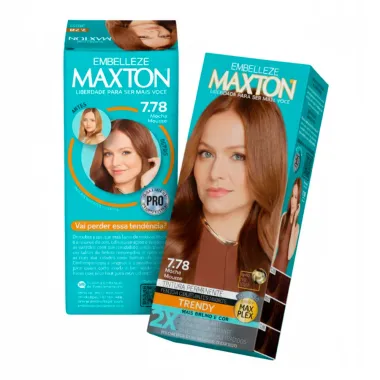 Tintura Permanente Maxton Trendy Cor Mocha Mourse 7.78