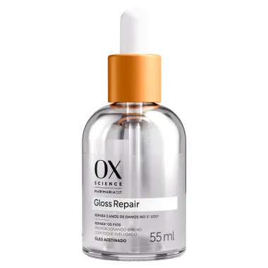 &Oacute;leo Acetinado OX Science MariMaria Hair Gloss Repair Conta Gotas 55ml