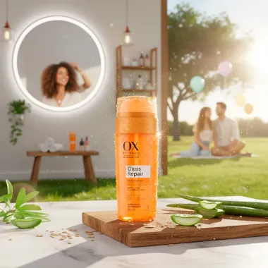Sérum Duplo de Reparação OX MariMaria Hair Gloss Repair Reconstrução Profunda 30ml